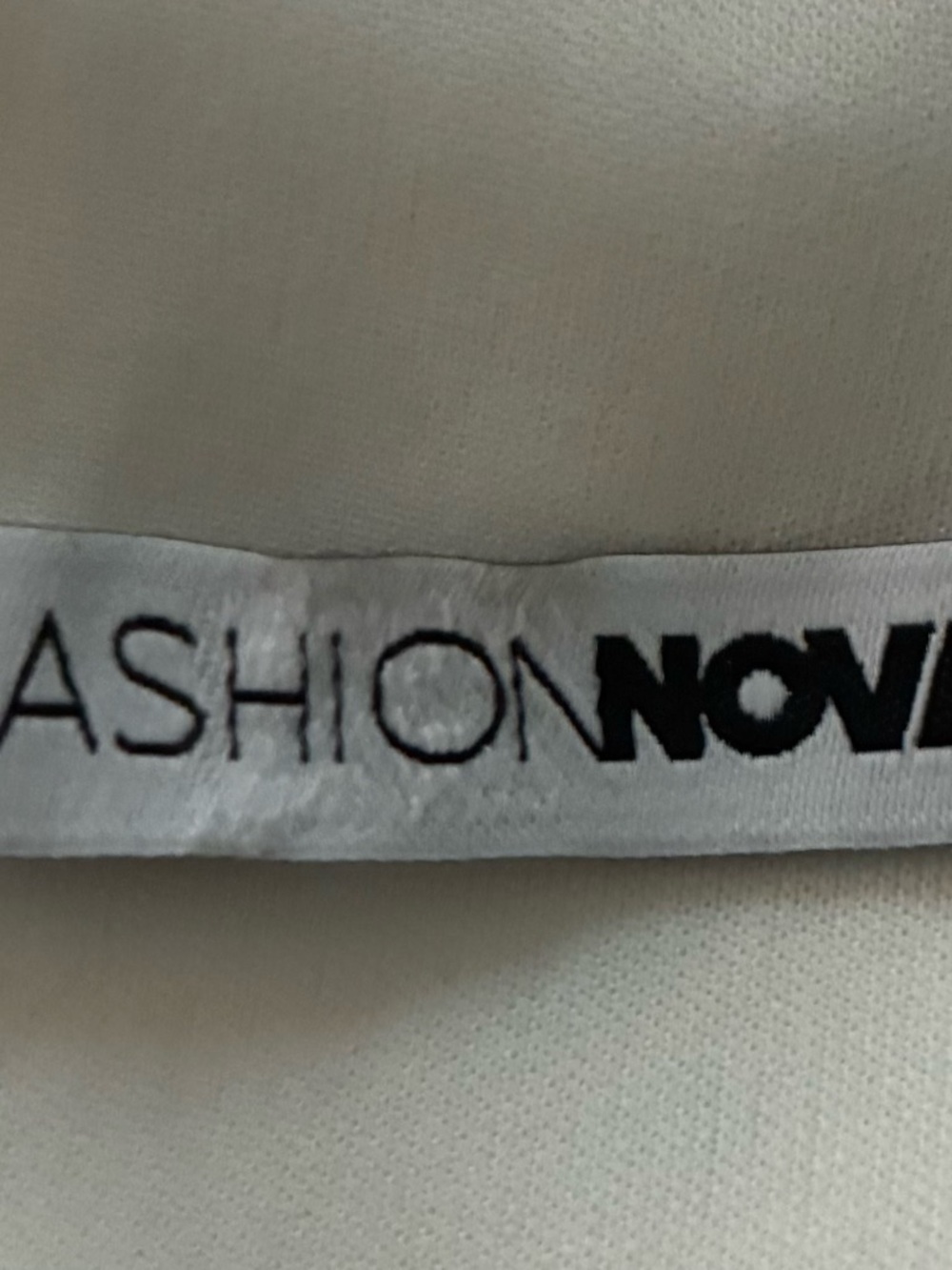 Fashion Nova white Maxi dress - Smooth Flowing Panel - Picture 5 of 6